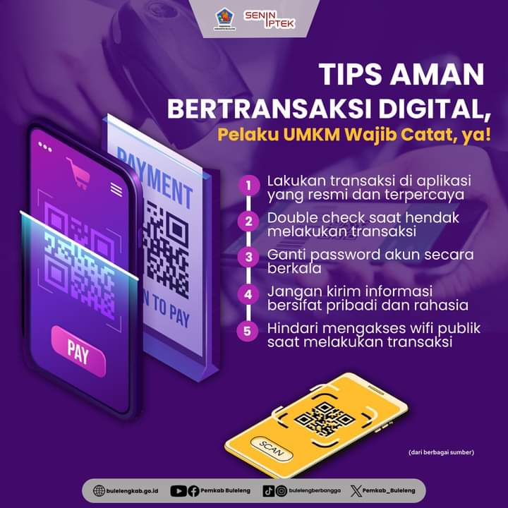Tips Aman Bertransaksi Digital