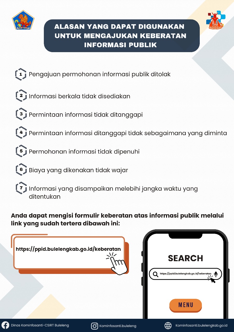 Alasan Pengajuan Keberatan